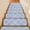 Blue, variant on Light Blue Plaid Stair Treads Non Slip for Steps Rustic Farmhouse Abstract 10 Pcs Reusable Adhesive Stair Runner Mats for Dogs Elders Carpet Treads Rugs for Staircase 8x30 In