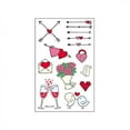 thumbnail image 3 of Make A Face Stickers Crystal Love Sticker Couple Confession Proposal Face Arm Sticker, 3 of 8