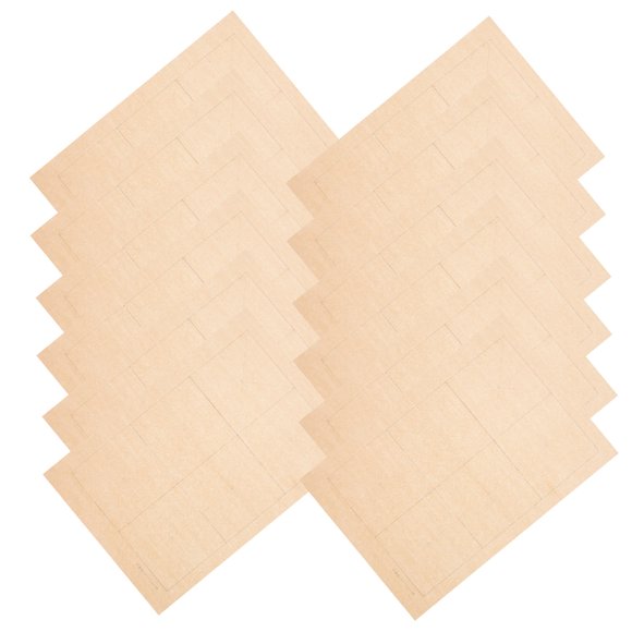 SKISUNO 100 Sheets Calligraphy Paper Sheet Beige for Writing Letters Rice Pattern Grid