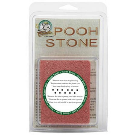 Just Scentsational Pooh Stone Scented Bark Control Training Aid with Outdoor Dog Trainer