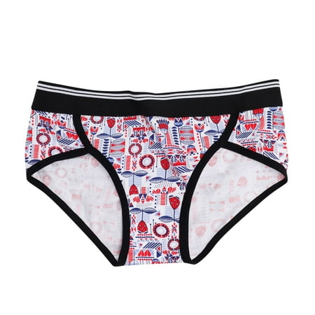 Ploknplq Womens Underwear Womens Pure Cotton Plus Size Printed Underwear Sports Fitness Leisure Yoga Shorts