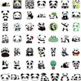 thumbnail image 4 of 100pcs Cute Cartoon Panda Stickers, Aesthetic Stickers, Cute Stickers, Vinyl Stickers, Stickers for Water Bottles, Waterproof Stickers, Stickers for G, 4 of 4