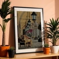 thumbnail image 3 of A Place in the Shade - Painting Architecture Cafe Cityscape Vintage Street Photography Flowers Black Framed Wall Art Print 5 x 7 inches, 3 of 8
