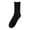 Black, variant on Women Mid Tube Cotton Socks Versatile Trendy Solid Color Casual Athletic Long Socks Daily Footwear Hosiery Black