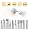 thumbnail image 2 of 10 Piece Carbide Nail Drill Bit Set for Acrylic Gel Polish Manicure and Pedicure Applications, 2 of 3