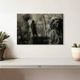 thumbnail image 2 of Elephant Stock Native Indian Wall Art - Horizontal Canvas Wall Art - Living Room Wall Decor - Our America Canvas - Gray And Black Decor - 12" x 8", 2 of 4