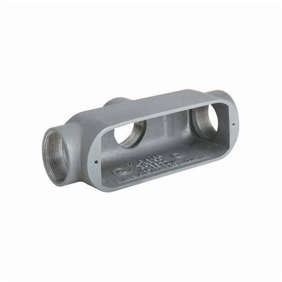 Hubbell Killark Conduit Outlet Body,Iron,Trd Sz 3/4in OTB-2M