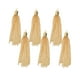 thumbnail image 1 of Colgantes de borlas de metal encantos 6 piezas hechas a mano boho cadena larga borla colgantes joyería que hace oro ligero, 1 of 9