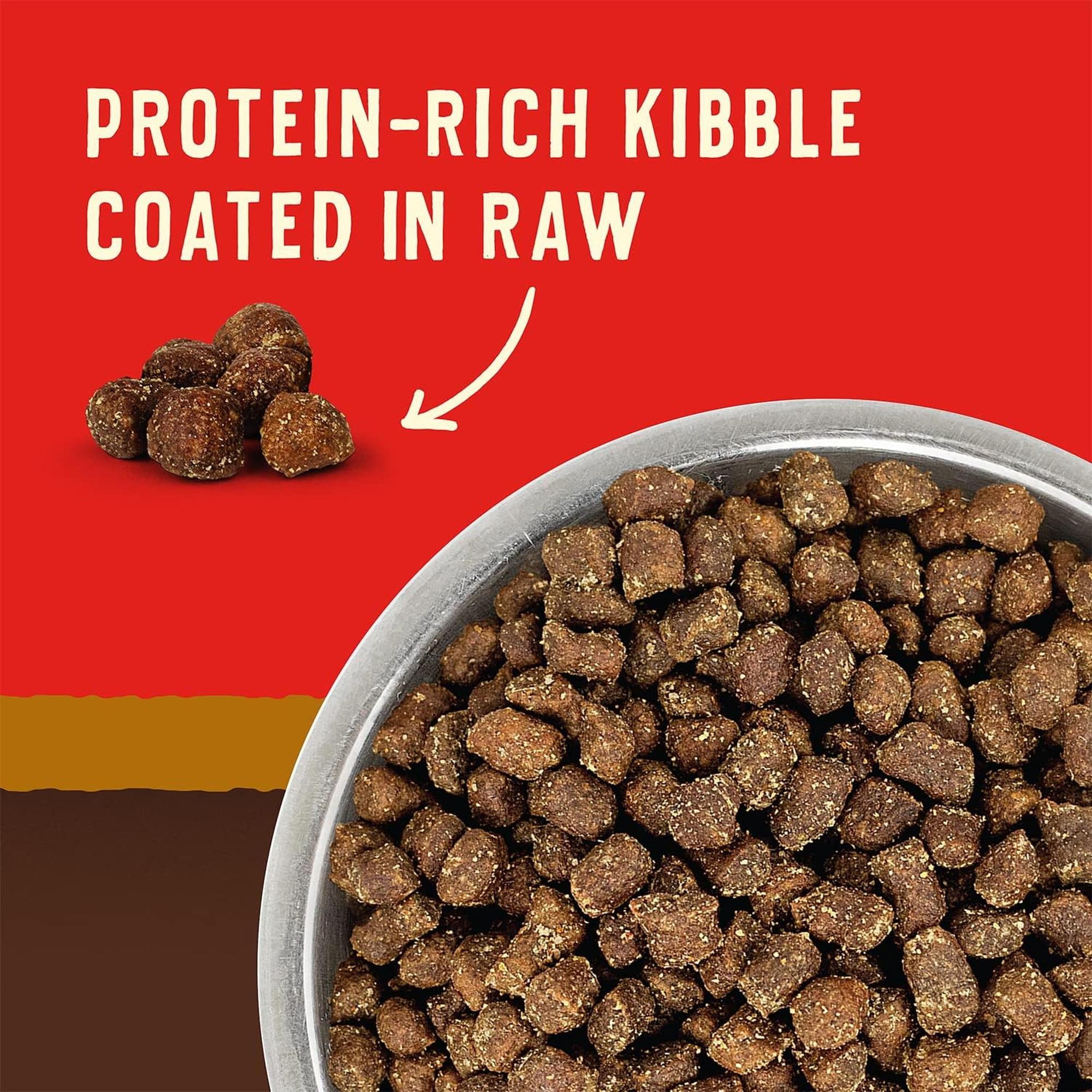 Stella & Chewy's Wild Red Raw Coated Kibble for Dogs - Grain & Legume Free Prairie Recipe - 21 Pound Bag