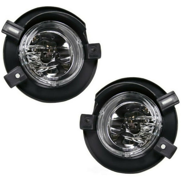 For 2002-2005 Ford Explorer Fog Light Driver and Passenger Side Pair w/ Bulbs Included DOT Certified FO2592193, FO2593193 | 1L2Z 15200 DB, 1L2Z 15200 DA