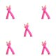 thumbnail image 2 of Guantes largos sin dedos Cateissary 1 par Rosa roja 5Conjunto, 2 of 6