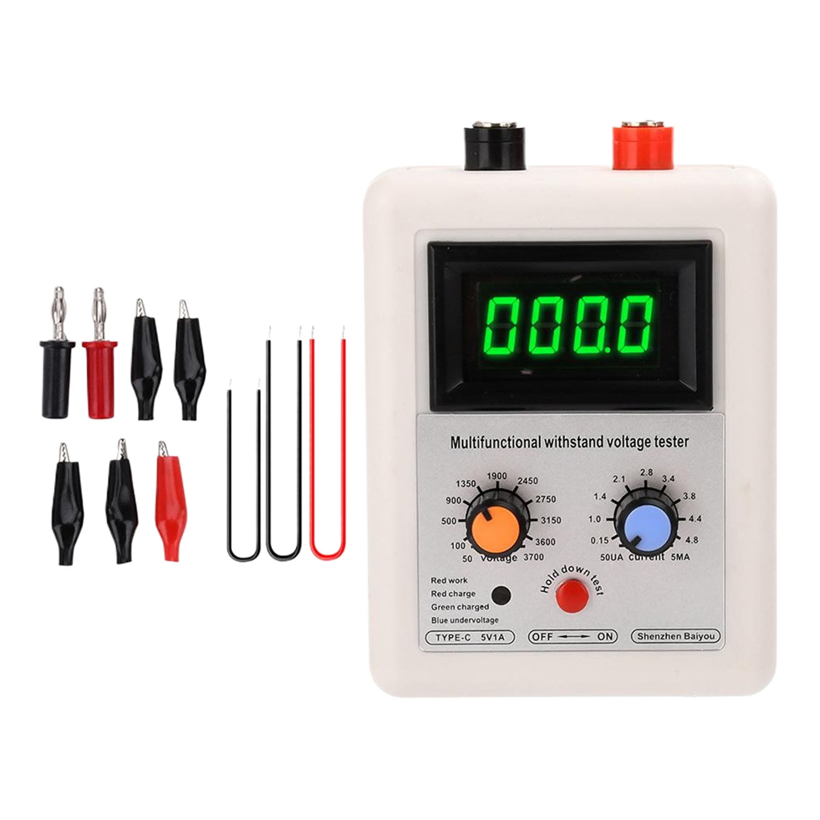 BIBABLYKE 50-3700V Withstand Voltage Tester IGBT Transistor Tester Diode Triode Voltage Capability Meter Multifunction Meter