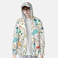 thumbnail image 2 of Kdxio Hand Drawn Cars Trucks Buses And Roads Print Women Men Sun Protection UPF 50+ Jackets Zip Up Long Sleeve Hoodie Hiking Lightweight with Pockets, 2 of 7