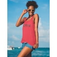 thumbnail image 2 of Active Style W Buckles Racerback Tank Women -Image by Shutterstock, Female x-Large, 2 of 4