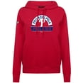thumbnail image 2 of Women's Levelwear Red Philadelphia Phillies Adorn Banner Arch Hoodie, 2 of 3