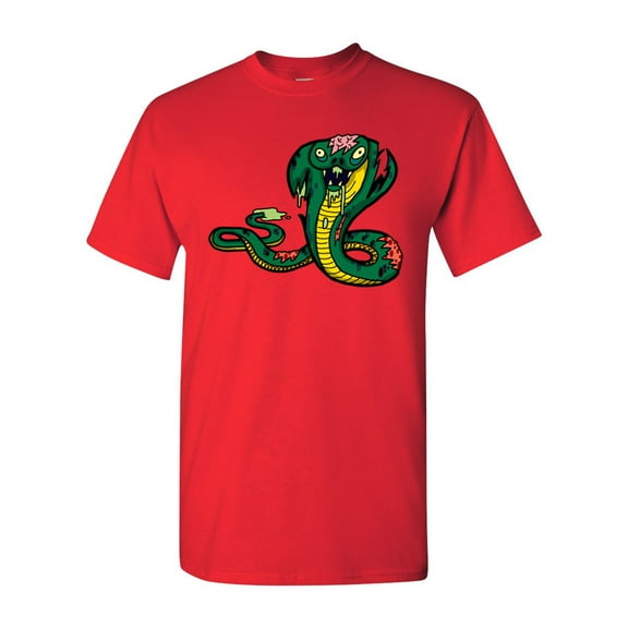 Zombie King Cobra Snake Undead Animals Adult DT T-Shirt Tee