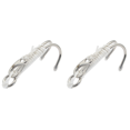 thumbnail image 1 of Gancho Buceo Doble Cabeza Equipo Duradero Acero Inoxidable para Exteriores () Blanco, 1 of 5
