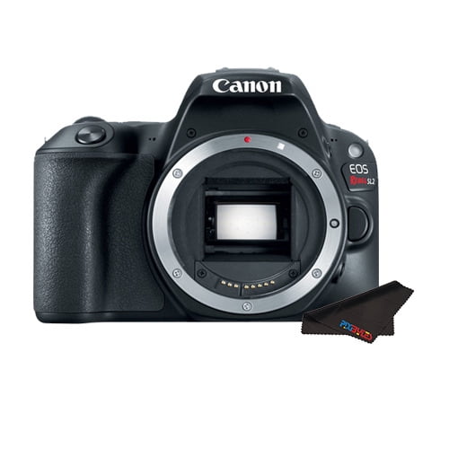 Canon EOS Rebel SL2/200D DSLR Camera + Pixi Cleaning Cloth - Walmart.com