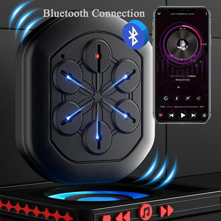 Upgrade Led Music Boxing Machine,smart Bluetooth Wall-mounted Boxing  Machine