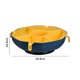 thumbnail image 4 of Plato De Olla Caliente Giratorio Cesta de frutas de doble capa para el hogar, plato giratorio para olla caliente, rejilla múltiple (azul oscuro S) Sywqhk Libre de BPA, 4 of 6