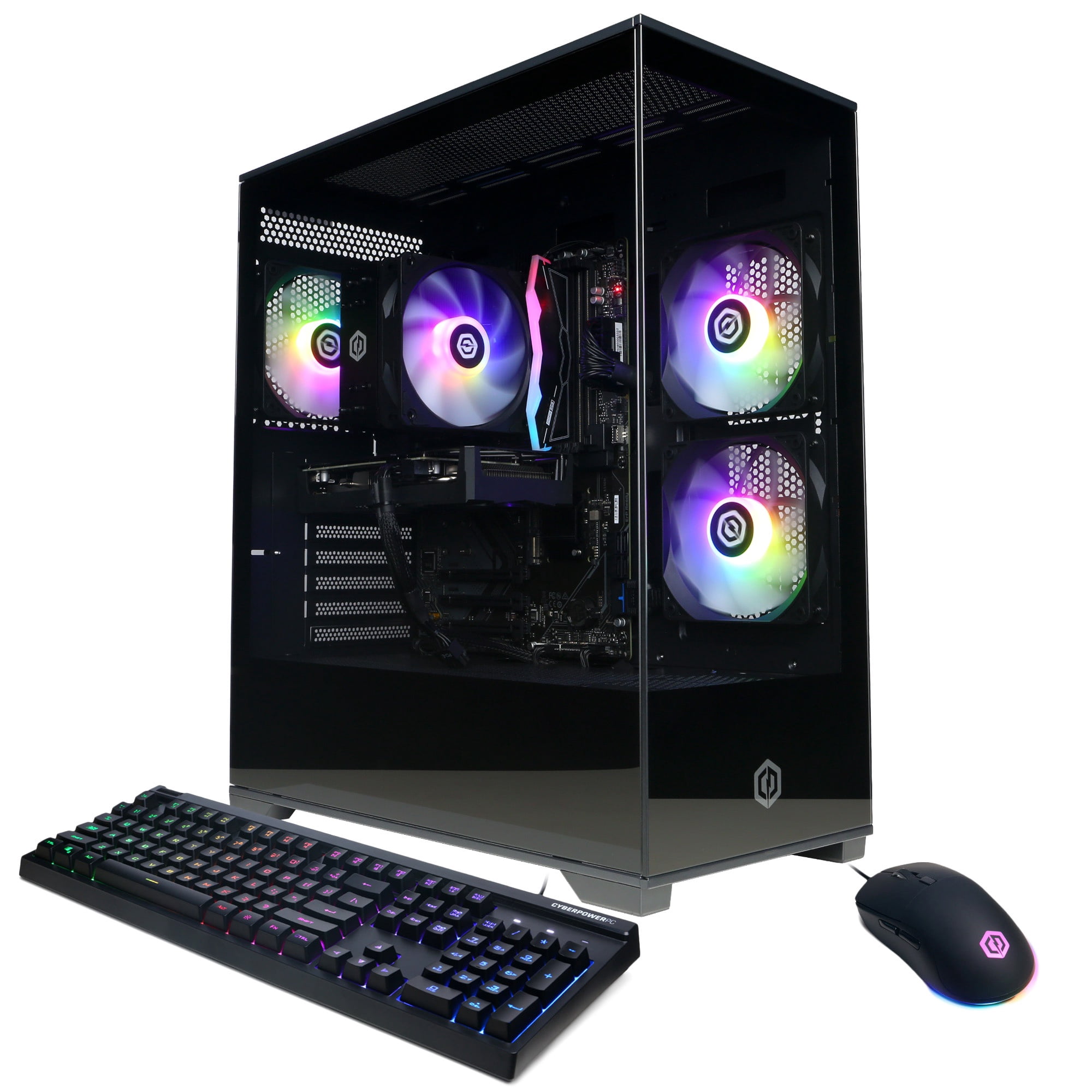 CyberPowerPC Gamer Master Gaming PC, AMD Ryzen 5 8400F, NVIDIA GeForce RTX 5060 Ti 8GB, 16GB DDR5, 1TB SSD, GMAI5400CPG