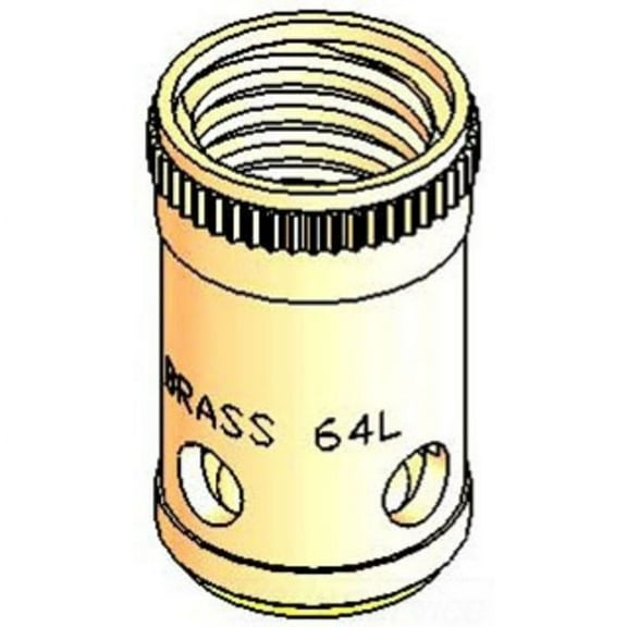 T&S Brass Hot Right Hand Faucet Insert For Eterna Cartridges, 64L