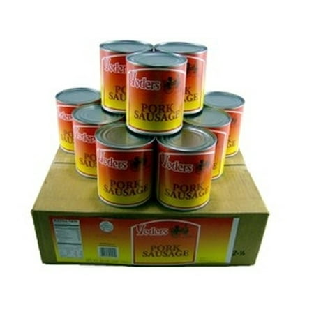 Yoders 12 Can Box Canned Pork Sausage, 28 Ounces
