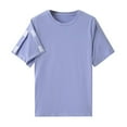 thumbnail image 3 of BloomJoy Scrubs for Women Unisex Post Shoulder Shorts Sleeve Shirts For Women With All Stick On Fasteners Recovery Tear Chemo Clothing Lace Tunic plus Ladies Tan Tops plus Size, 3 of 5