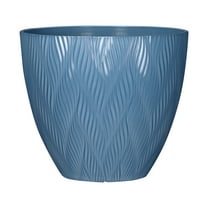 Mainstays River Recycled Recycled Resin Planter, Blue, 12in x 12in x 10.4in