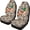 Duck Camouflage Print, variant on XYZCANDO Easy to Install Car Front Seat Covers Set SUV Sedan Vehicle, Comfort Decorative Car Seat Covers Set of 2 Polyester Tropical Flowers