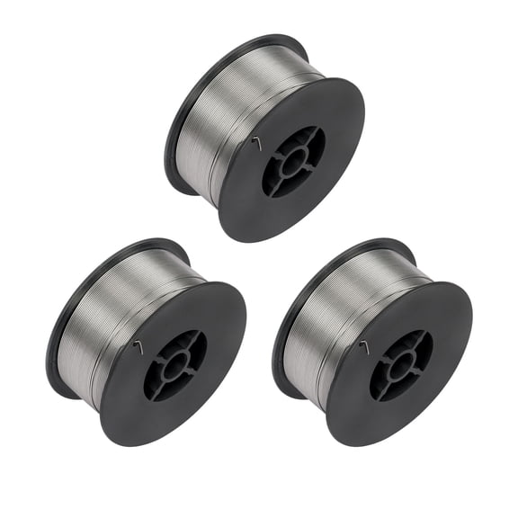 labwork 3Roll 0.035" E71T-GS Gasless Flux Core Mild Steel MIG Welding Wire 2 Lbs Spool