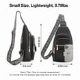 thumbnail image 3 of GAEKEAO Sling Bag Crossbody Bags for Women Vegan Leather Fanny Pack Chest Travel Anti Theft Purse Shoulder Bag handbags Gifts, 3 of 6