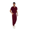 NiaaHinn Scrub Men Medical Nurse Scrub Set Unisex Hospital Dental