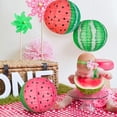 thumbnail image 2 of Sylvtty Paper Lantern Watermelon Shape Hawaii Party Beach Decorative Lantern Indoor Outdoor Festive Atmosphere Decor, 2 of 7