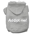 thumbnail image 1 of Adopt Me Screen Print Pet Hoodies Grey Size Xl (16), 1 of 1