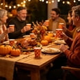 thumbnail image 6 of Thanksgiving Disposable Paper Cup Vintage Style Plaid Print 24Pcs Holiday Tableware for Home Party Picnic Camping, 6 of 6