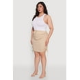 thumbnail image 3 of Womens Plus Size Toggle Drawstring Waist Midi Skirt, 3 of 5