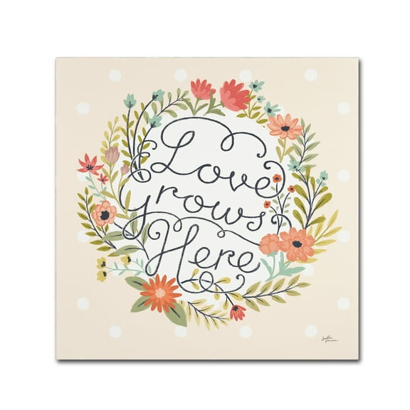 Trademark Fine Art 'Retro Garden III' Canvas Art by Janelle Penner