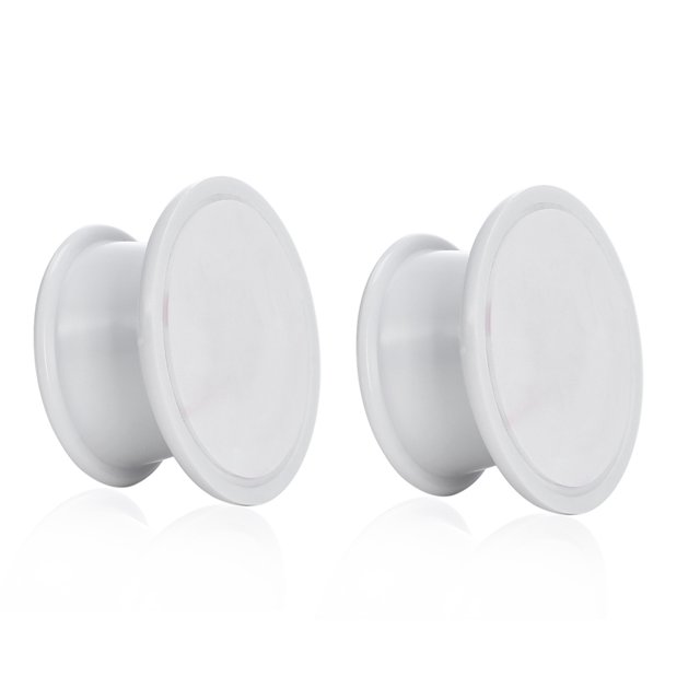 Montaje en la pared PEE PADE Soporte autoadhesivo Potty Training Stick Puerta Hogar Corrección Herramientas Universal Mascotas grandes suministros Blanco 1 par Inevent PT000709-01B