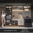 thumbnail image 5 of Cocina Integral 270cm Agata Madesa 04 Marrón/Crema, 5 of 5
