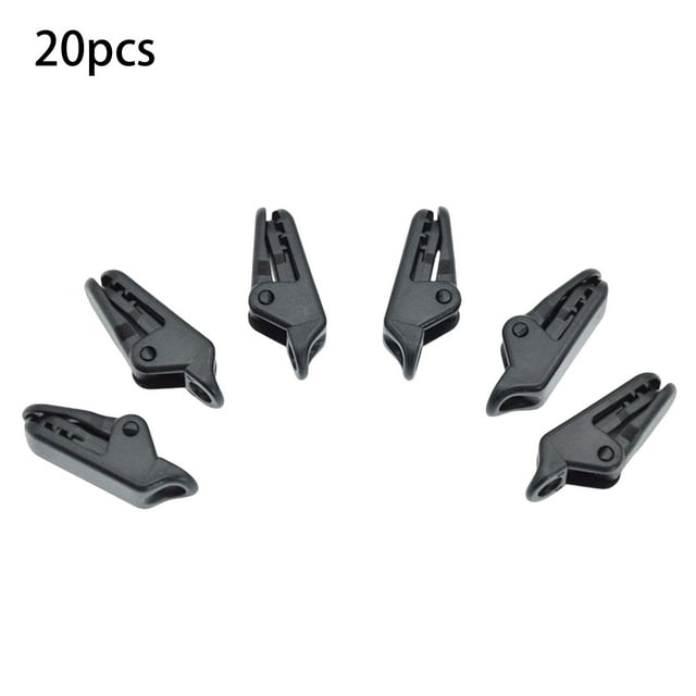 Clip multiusos para 20 piezas, soporte para exteriores, abrazaderas ligeras para para cubiertas de piscinas, sombrillas,