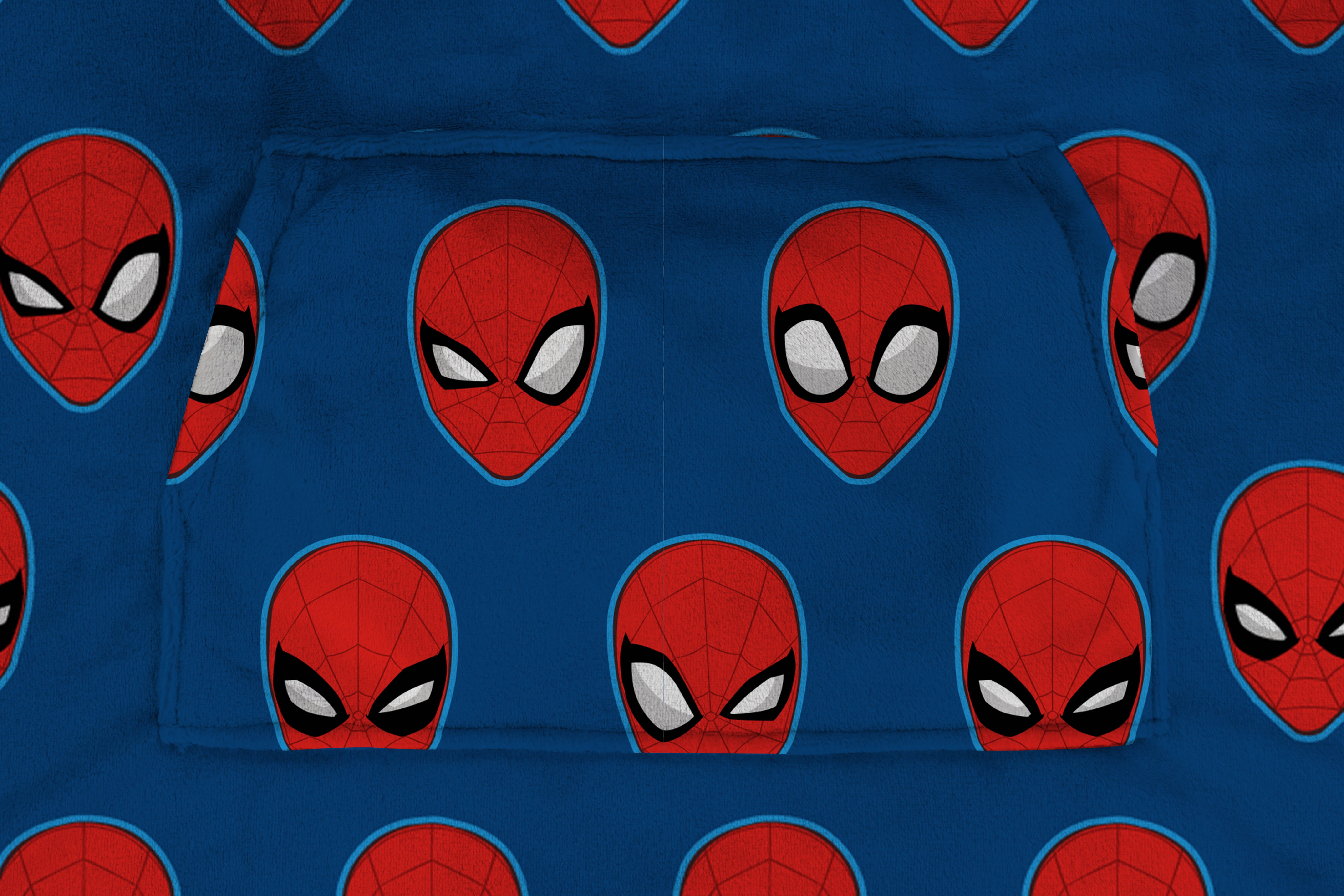 Spider-Man Couverture Poncho à Capuche au Toucher Soie 77 cm x 102 cm