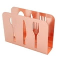 thumbnail image 2 of Napkin Holder Knife Fork Cutout Pattern Stainless Steel Beautiful Practical Drawing Process Stainless Steel Napkin Holder  for Home Bathrooms for Hotels ANGGREK Otros, 2 of 8