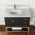 thumbnail image 5 of Wildy 36" Single Bathroom Vanity Set in Black Oak without Mirror, 5 of 8