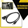 thumbnail image 5 of Car Dash board USB Male to Female Socket Extension Cable Panel, 5 of 10