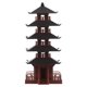 thumbnail image 1 of Estatua de torre china, decoración de escritorio, artesanía de plástico, adorno de templo de torre pequeña, 1 of 6