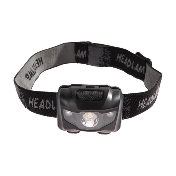 Flashlight Outdoor Headlamp LED Running Camping Cycling Headlight Black