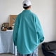 thumbnail image 4 of pstuiky camisas de manga larga para hombre, Camisa informal de moda para hombre, con botones, solapa y mangas, transpirable Tops casuales para hombres xxxxxl, 4 of 4