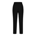 thumbnail image 5 of SBYOJLPB Women Casual Pants with Pocket Solid Color Loose Straight Long Pants, 5 of 5