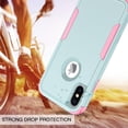 thumbnail image 3 of Funda BENTOBEN para iPhone X/Xs de 5.8 pulgadas 3 en 1 verde/rosa, 3 of 9